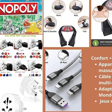 Mona Lisa : Superbe Loft Centre Ville - Parking Gratuit - Wifi Ultra Rapide-Appareil Massage-Netflix-Jeu Societe 特鲁瓦 外观 照片